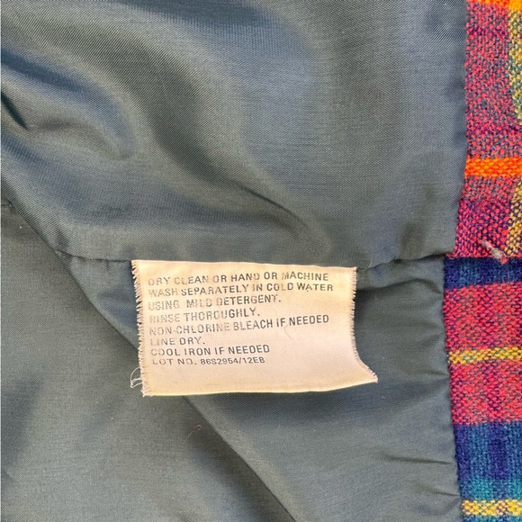 Vintage Eddie Bauer Teal Parka Jacket L Flannel Lined - Picture 10 of 13